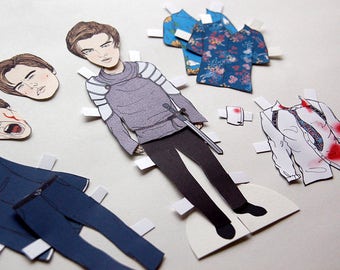 Leonardo DiCaprio Romeo Paper Doll // romeo & juliet, leo, dress up doll, DIY
