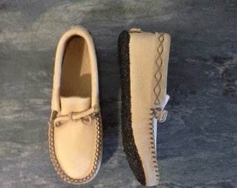 deerskin lined moccasins