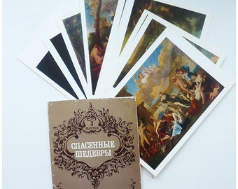 Set of postcards (11 pcs) / Комплект открыток (11 шт.)