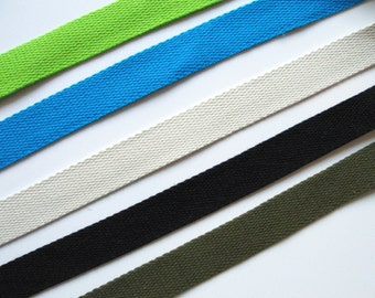 Cotton Webbing 1" inch, Apron Tote Bag Straps