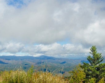 Mountain Photography Digital Download, Smoky Mountains, Landscape Photography, Instant Download