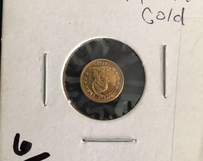 Storewide 25% Off SALE Antique 1915 California 1/2 Gold Eureka Token Coin Featuring State Bear With Raised Star Accents