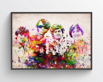 The Monkees In Color Poster, Home Decor, Gift Idea