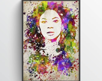 Beyonce Poster, Beyonce Print, Beyonce Art, Beyonce Decor, Home Decor, Gift Idea