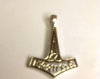Thors hammer pendant charm viking nordic pendant now in sale .viking pendant Thor