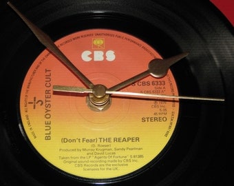 Blue Oyster Cult Don't fear the reaper 7" vinyl record clock