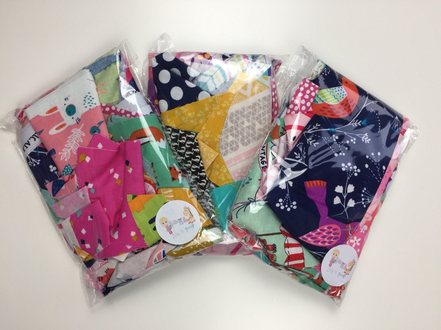 Premium Designer 100 Cotton Fabric Scrap Bags Fabric Remnants