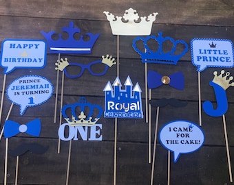 Royal Prince Photo booth Props / Little Prince Photo props