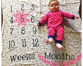 Baby Milestone Blanket