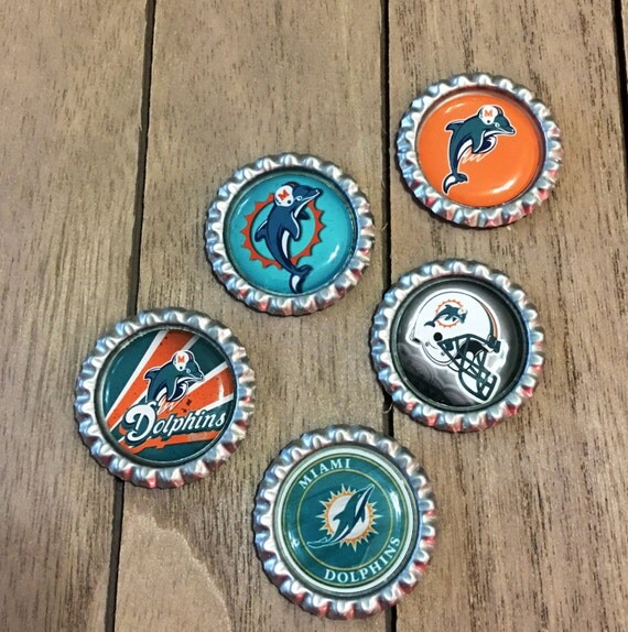 Miami Dolphins Inspired Bottle Cap by TuTuTulleCute on Etsy