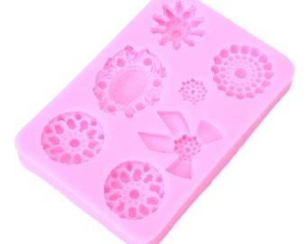 Silicone Jewel Brooch and Bow Mold