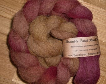Manx Loaghtan British Rare Breed Hand Dyed Combed Top for Spinning and Felting 100g