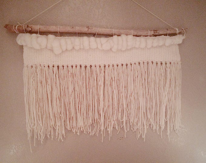 White Woven Wall Hanging