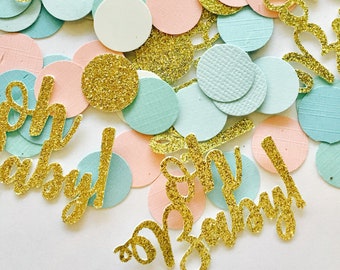 100ct oh baby! Confetti. Oh baby confetti, Baby shower confetti, Gender reveal confetti