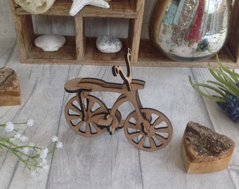 Wooden bicycle Bike 3D bike freestanding bike gift fathers day cycle