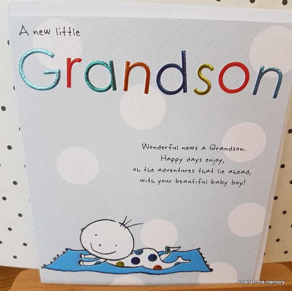 new-grandson-card-colourful-foils-adventure-lies-ahead