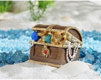Fairy Garden - Sea Life Treasure Chest - Miniature