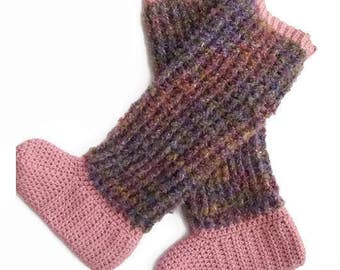 CROCHET PATTERN, Slipper Socks, Ladies Boots, Sipper Pattern, Crochet Socks, Sock Boots, Beginner Slipper Pattern, Crochet Download