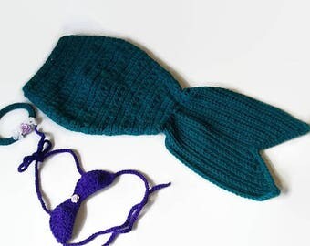 Mermaid Tail Crochet Pattern, BABY CROCHET PATTERN, Photography Prop Baby, Baby Download, Crochet Baby Pattern, Digital Download