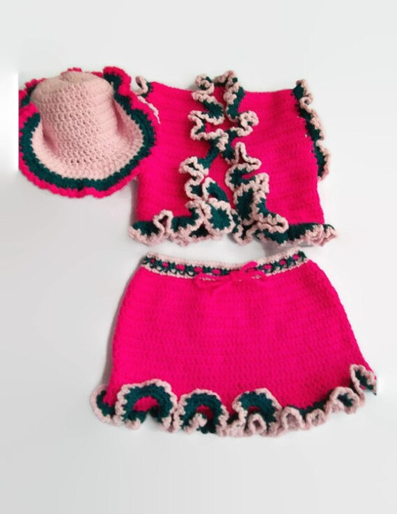 Crochet Cowgirl Pattern Western Wear by AlwaysPrettyInPink