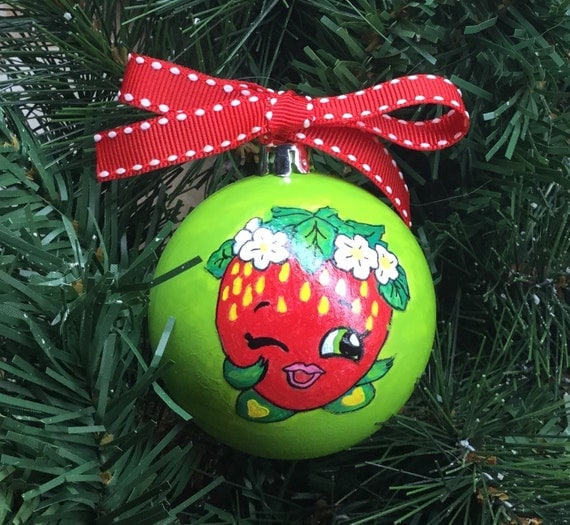 Personalized Shopkins Christmas Ornament