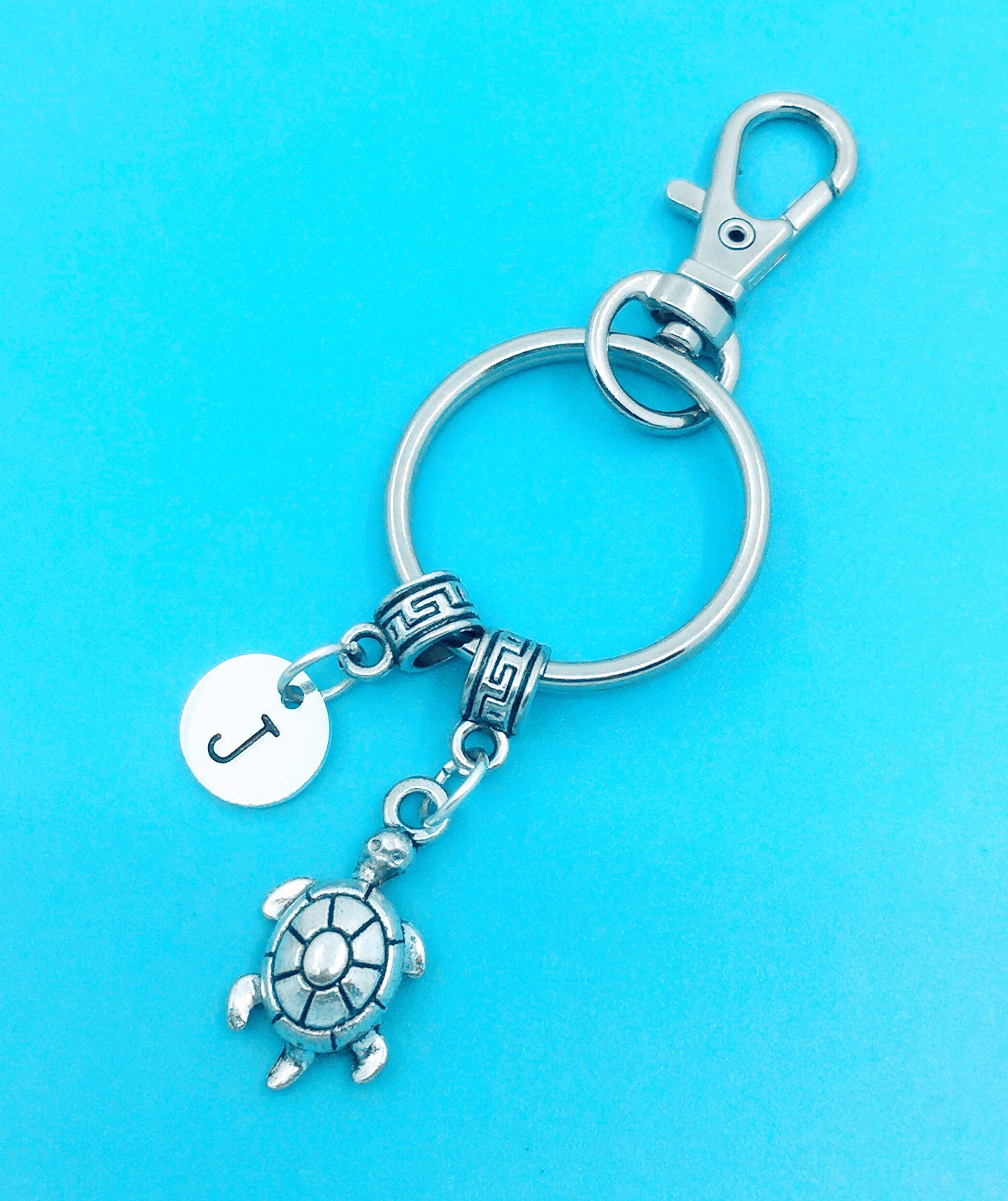 Sea Turtle Keychain Green Turtle Key Chain Bestfriend