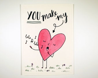 wild thing, you make my heart sing poster