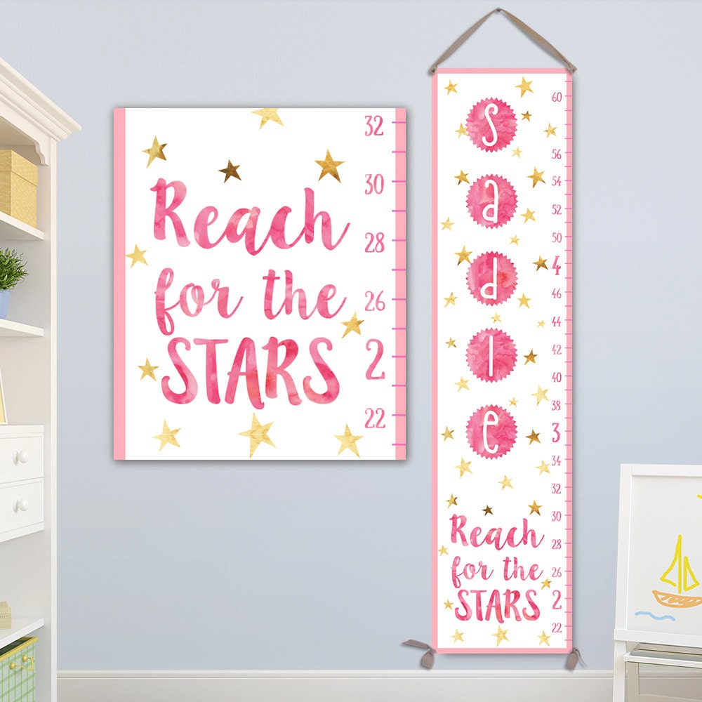 Growth Chart Personalized Canvas Growth Chart Growth Chart