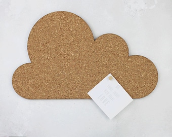Cloud Cork Memo Board - Cork Pin Board - Cork Notice Board - Modern Cork - Cloud Notice Board - Cloud Cork Pin Board - Pinboard