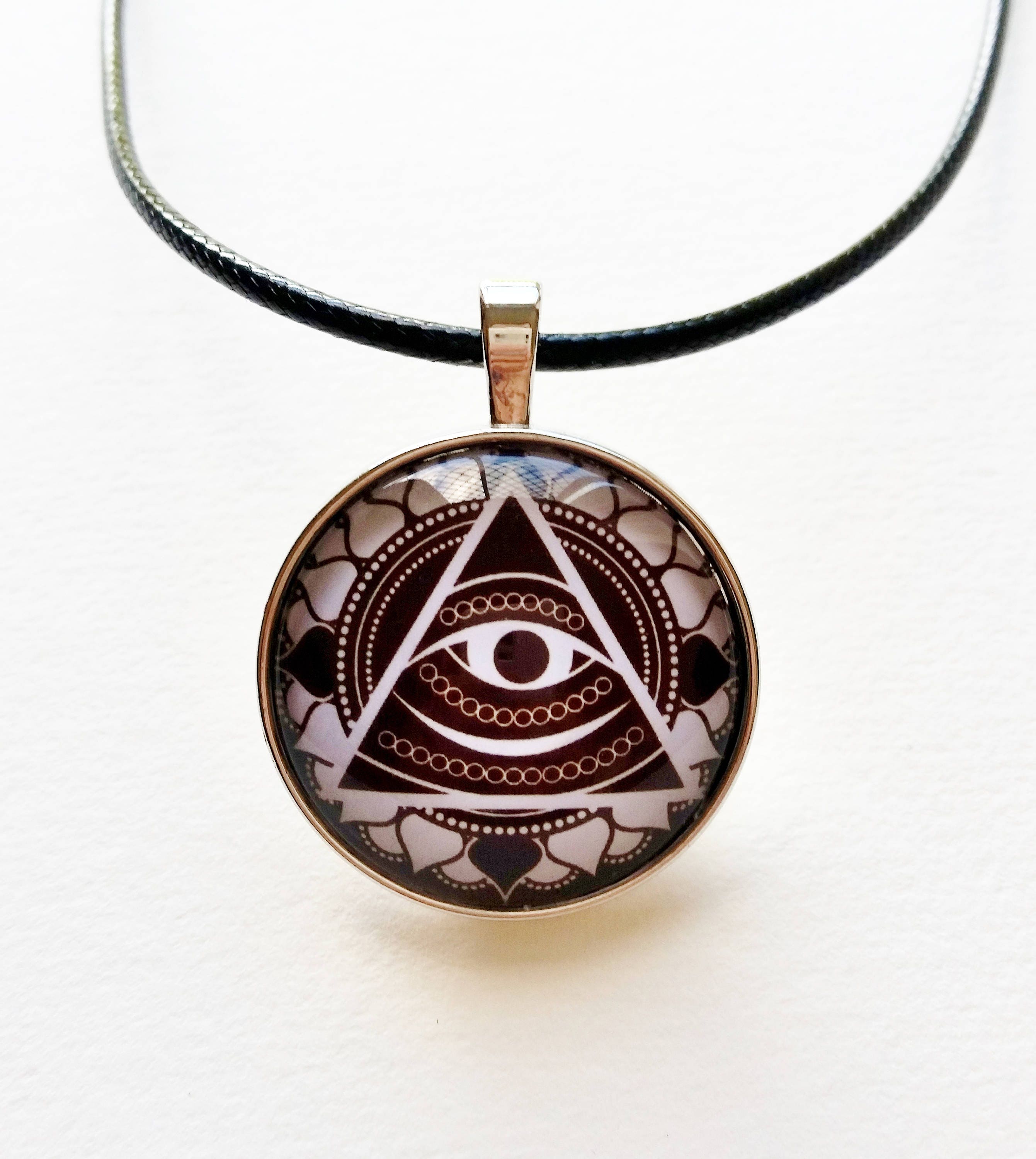 Third Eye Necklace third eye pendant third eye jewelry