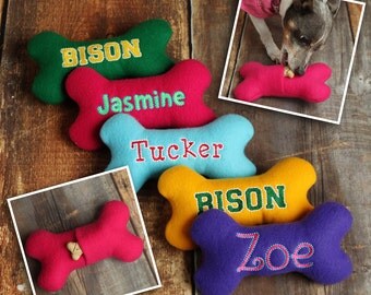Personalized Dog Toy - Custom Dog Toy - Stuffed Dog Toy - Treat Pocket Dog Toy - Squeaker Dog Toy - Name Dog Toy - Dog Toy with Name