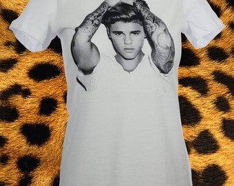 Justin Bieber Shirt - Ladies/Teens Fit -Unisex Style-Tank TopAvailable XS,S,M,L,XXL Sizes - Justin Bieber Clothing Cool Gift,Concert T Shirt