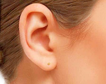 14K Gold Earrings, Small Gold Earrings, Gold Earrings, Gold Stud Earrings, Ball Earrings, Tiny Earrings, Tiny Gold Earrings, Tiny Studs