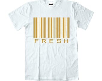 white and gold jordan shirt