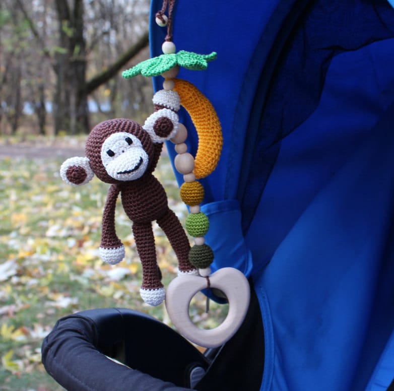 hanging toy monkey