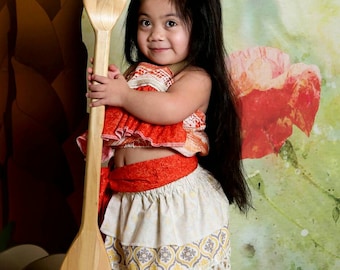 Moana Costume, Moana Dress Hawaiian Princess Costume, Moana Birthday, Moana Dress-up, Girls Moana, Toddler Moana, Infant Moana