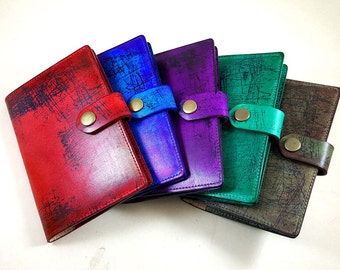 Leather Passport Cover Passport Holder Passport Wallet Hand Dyed Leather Passport 01