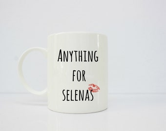 Anything for Selenas mug, Selena quintanilla - selena mug - como la flor - bidi bidi bom bom