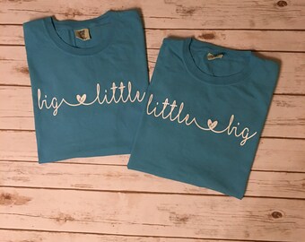 Big Little Shirts/Big Little Comfort Color Shirts/Big Little Reveal/Sorority Shirts/Big Little Sorority Shirts/Big Little Gifts/Pledge Gifts