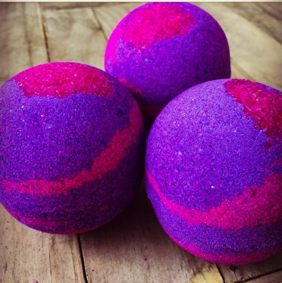 Forbidden Fruit Bath Bomb Bright Purple bath bomb Neon