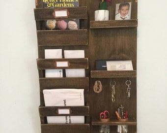 Large Mail Organizer and Key Holder