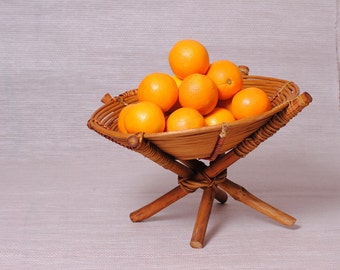 empty Pocket/trash/stool rottin/ratan/nursery furniture /meuble Bohemian child
