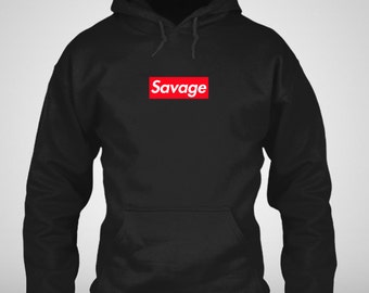 Savage Supreme Box Logo Hoodie - 21 Savage Supreme