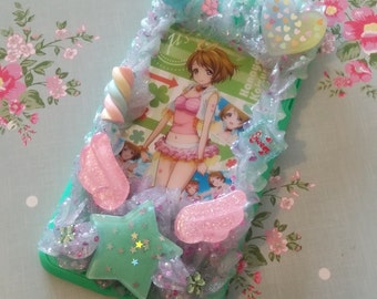 Hanayo Koizumi Love Live! green decoden phone case for iPhone 6 Plus