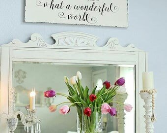 What A Wonderful World Sign, Wonderful World Sign, I Think To Myself What A Wonderful World