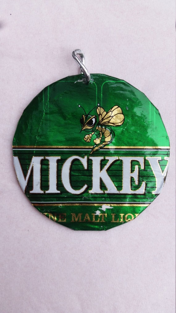 Mickeys beer logo pendant 40 oz pendant beer jewelry custom