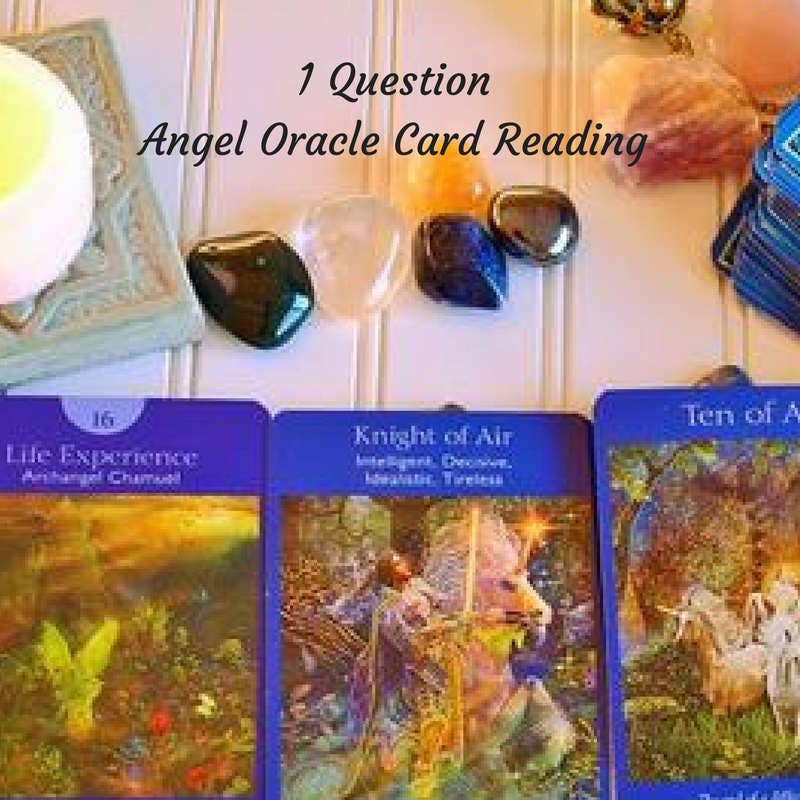 1 Question Intuitive Angel Oracle Card Reading sent as a PDF