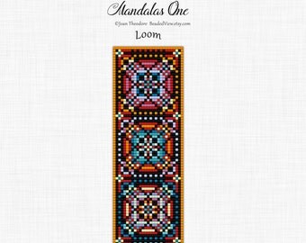 Loom Bead Pattern, Beading Pattern, Loom Bracelet Pattern, Loom Beading Pattern, Geometric Bead Pattern, Abstract Loom Pattern PDF, bd026