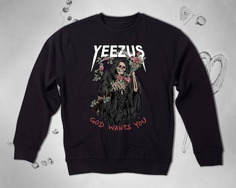 Yeezus Hoodie Kanye West Sweatshirt Yeezy Jacket Yeezus Tour Sweatshirt Yeezus Jacket Kanye West Clothing Pablo Sweatshirt Men Sweatshirt 32