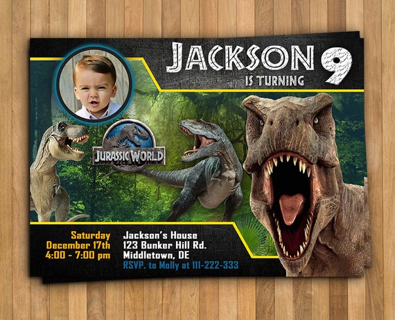 Free Jurassic World Invitations 3